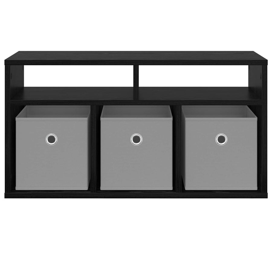 Laagkast met lade Zwart Eiken 72 x 22,5 x 38 cm