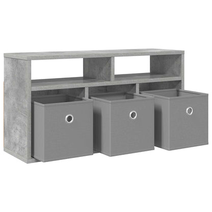 Laagkast met lade Beton Grijs 72 x 22,5 x 38 cm