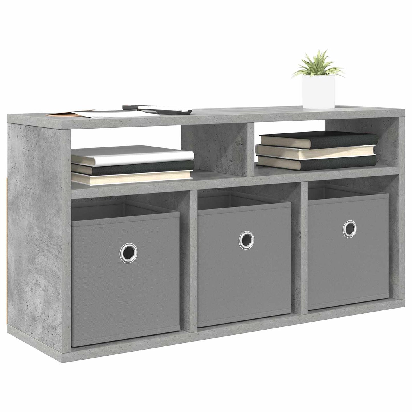 Laagkast met lade Beton Grijs 72 x 22,5 x 38 cm