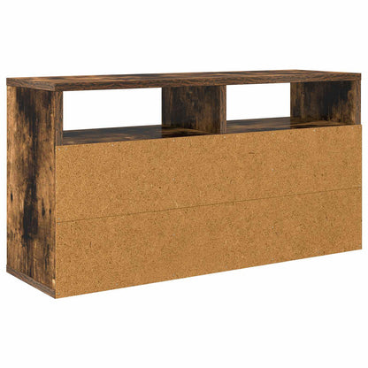 Laagkast met lade Gerookt eiken 72 x 22,5 x 38 cm