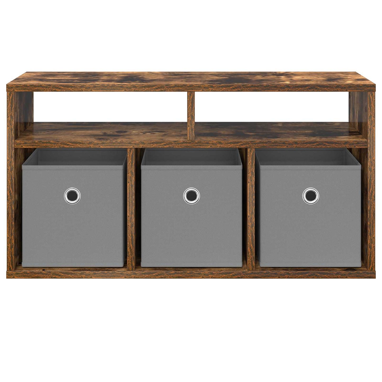 Laagkast met lade Gerookt eiken 72 x 22,5 x 38 cm