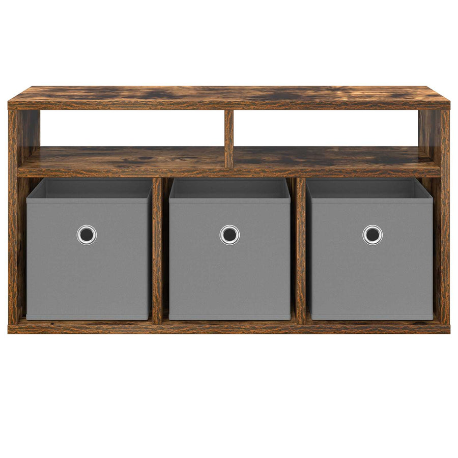 Laagkast met lade Gerookt eiken 72 x 22,5 x 38 cm