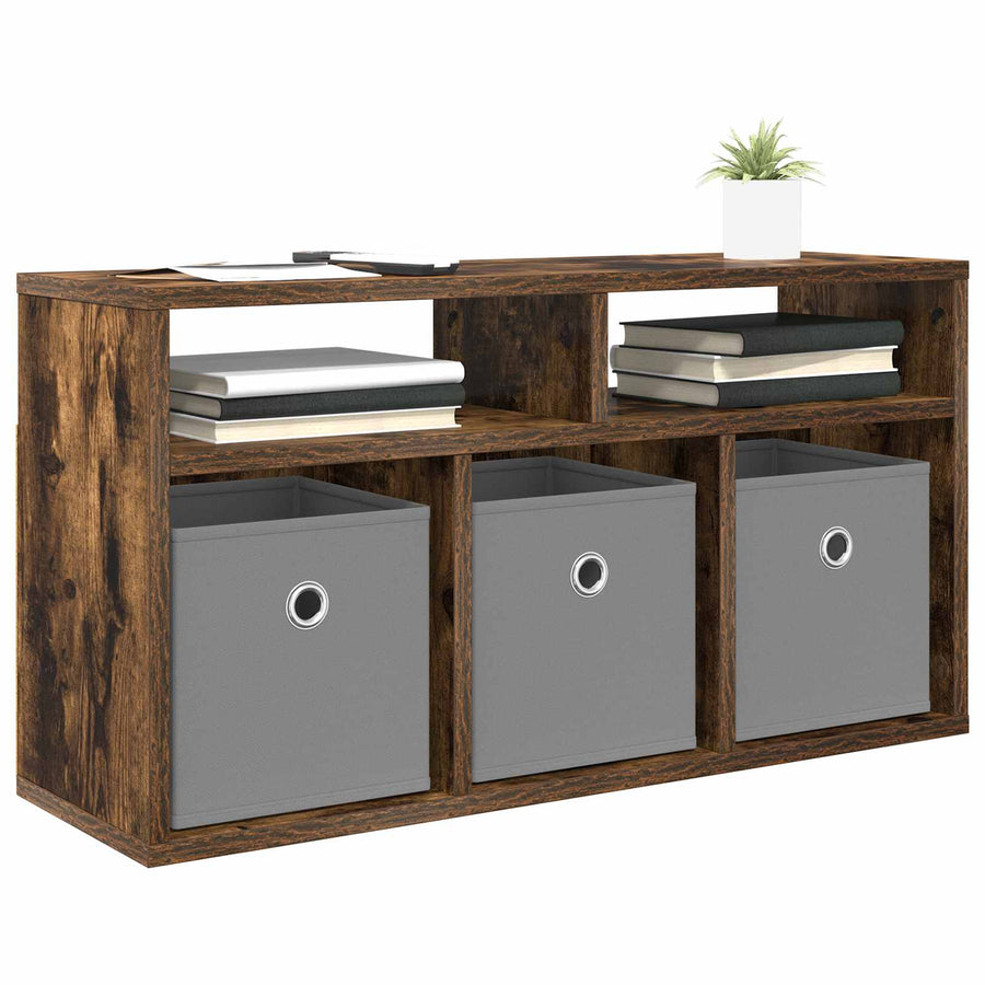 Laagkast met lade Gerookt eiken 72 x 22,5 x 38 cm