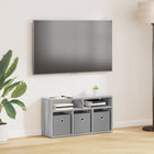 Low cabinet with drawer Grey Sonoma 72 x 22.5 x 38 cm