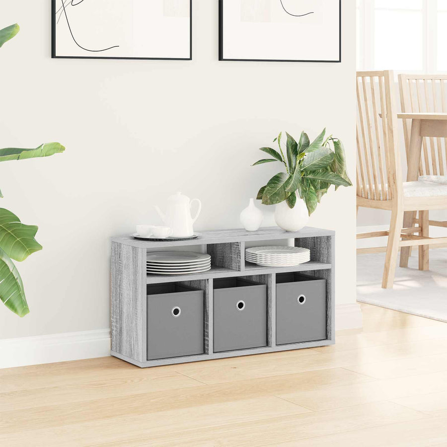 Laagkast met lade Grijs Sonoma 72 x 22,5 x 38 cm
