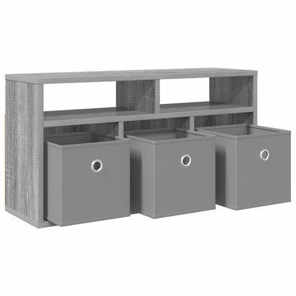 Laagkast met lade Grijs Sonoma 72 x 22,5 x 38 cm