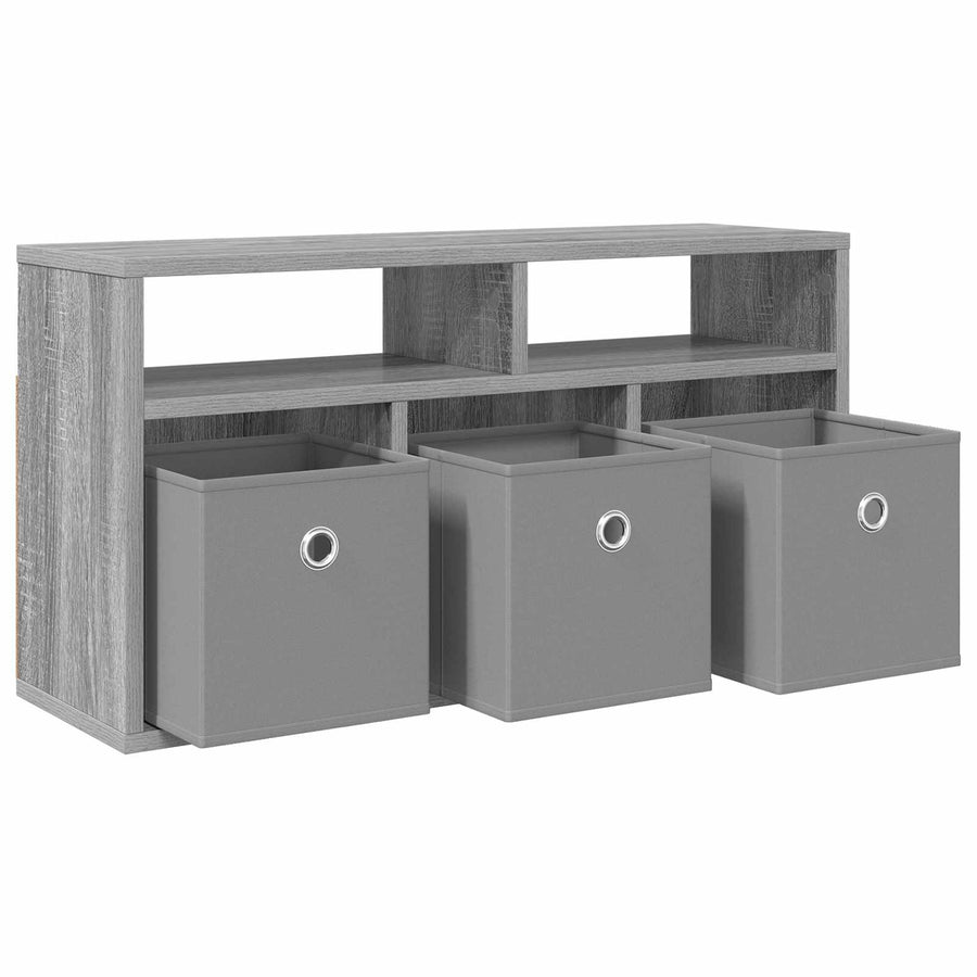 Laagkast met lade Grijs Sonoma 72 x 22,5 x 38 cm