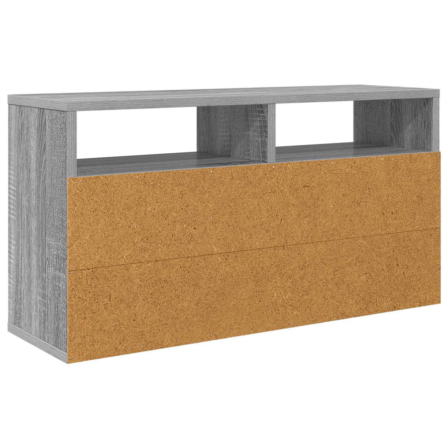 Laagkast met lade Grijs Sonoma 72 x 22,5 x 38 cm