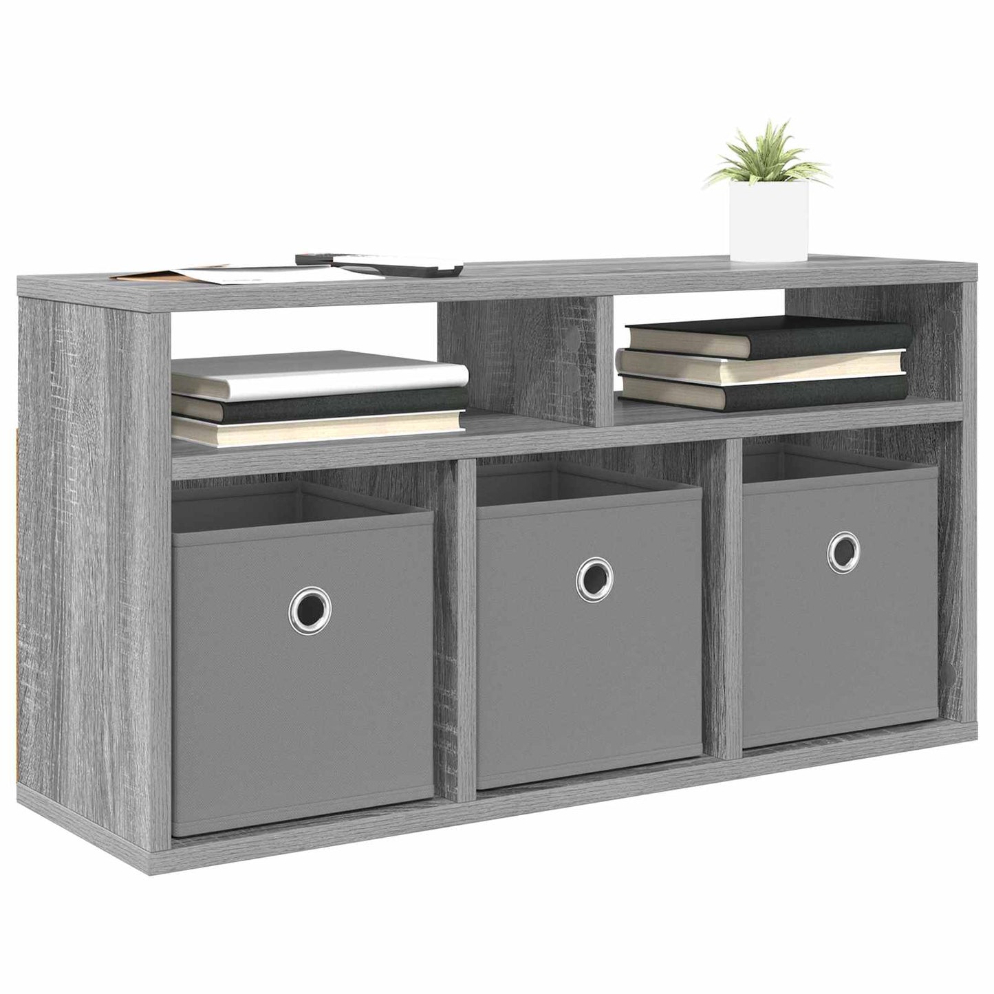 Laagkast met lade Grijs Sonoma 72 x 22,5 x 38 cm