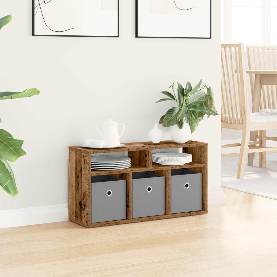 Laagkast met lade Oudhout 72 x 22,5 x 38 cm