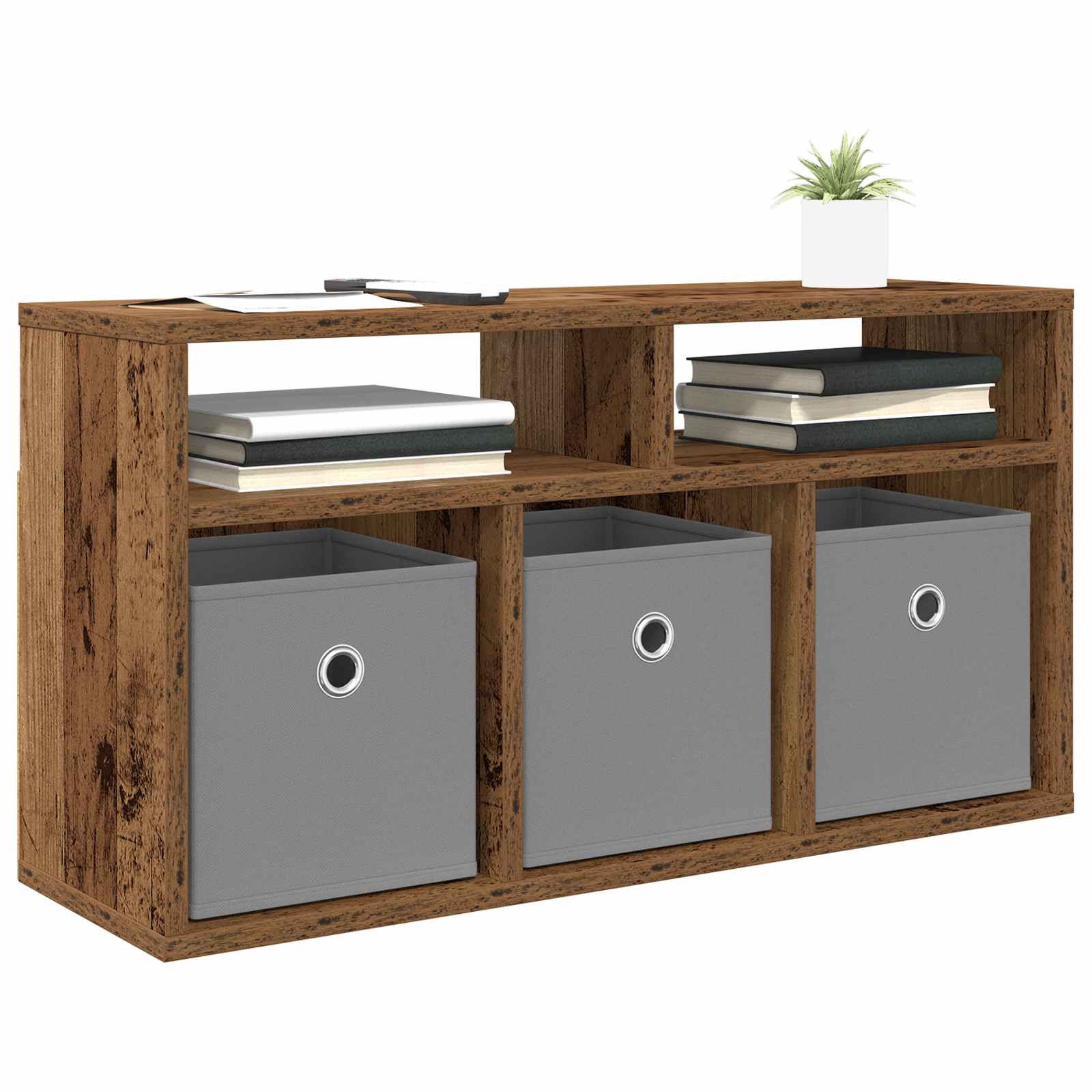 Laagkast met lade Oudhout 72 x 22,5 x 38 cm