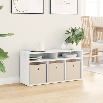 Laagkast met lade Wit 87 x 27,5 x 43 cm