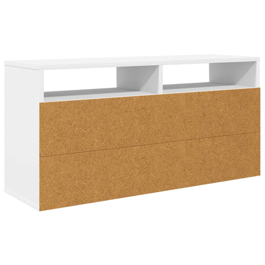 Laagkast met lade Wit 87 x 27,5 x 43 cm