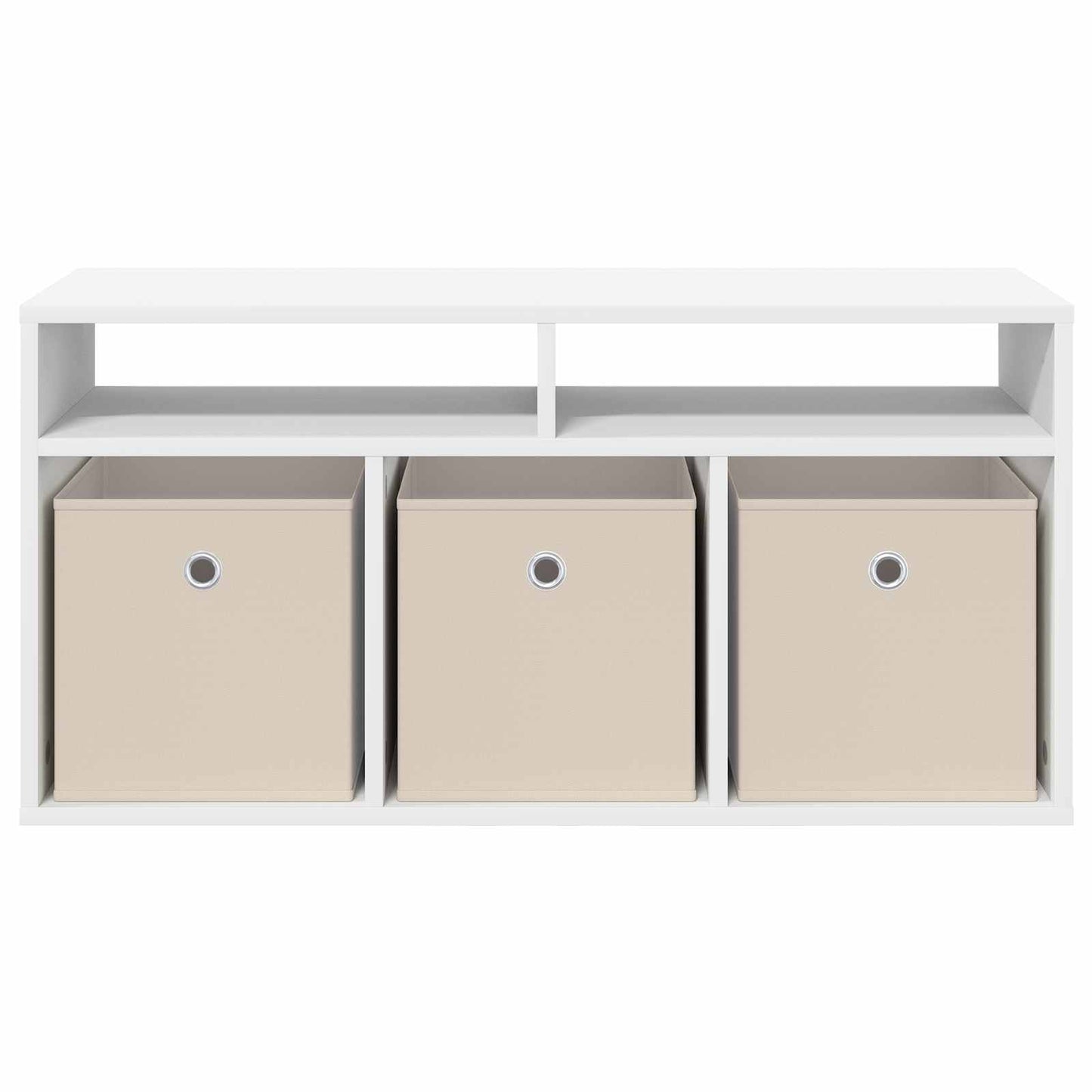 Laagkast met lade Wit 87 x 27,5 x 43 cm