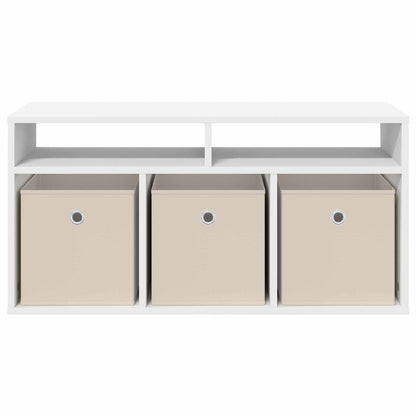 Laagkast met lade Wit 87 x 27,5 x 43 cm