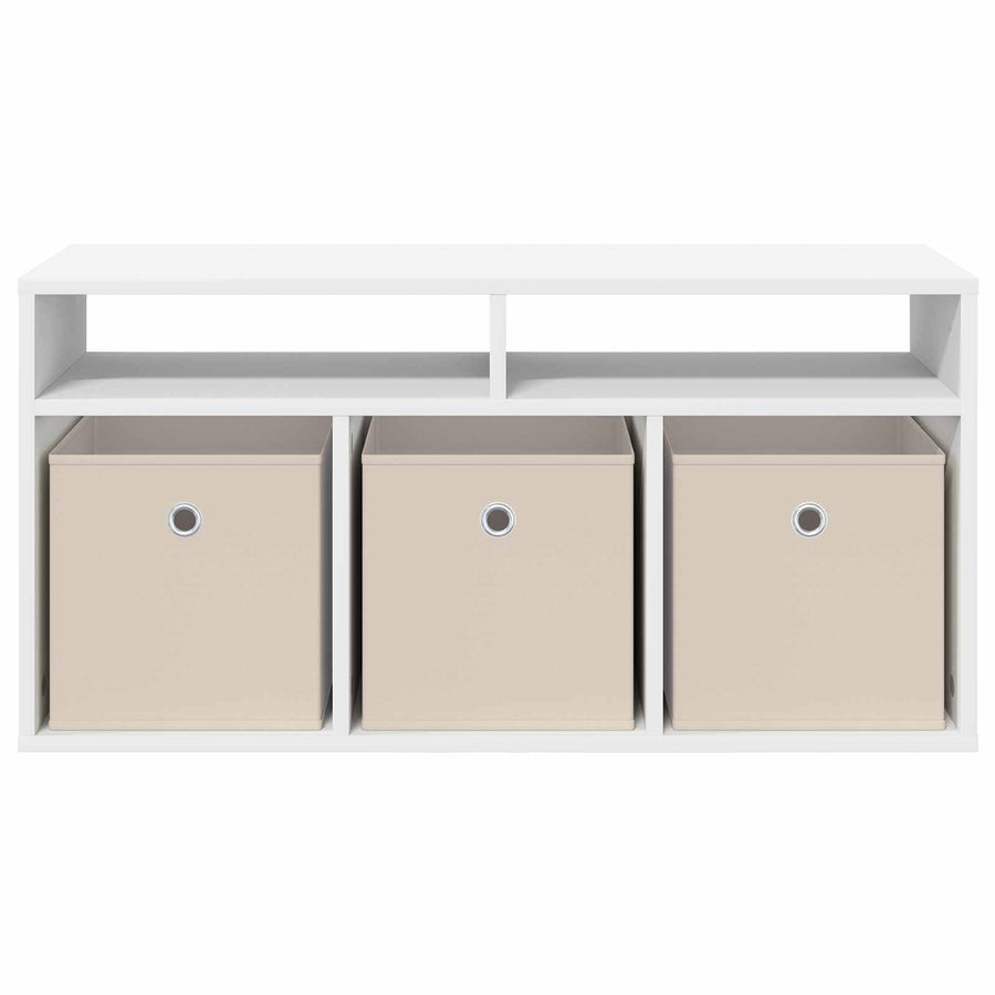 Laagkast met lade Wit 87 x 27,5 x 43 cm
