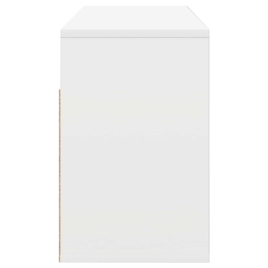 Laagkast met lade Wit 87 x 27,5 x 43 cm