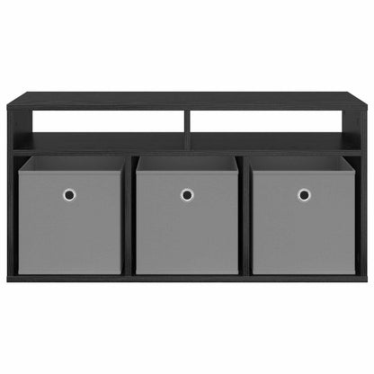 Laagkast met lade Zwart Eiken 87 x 27,5 x 43 cm