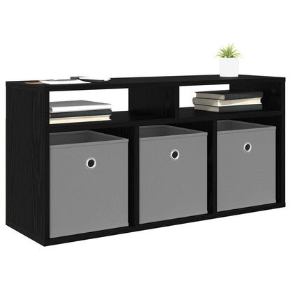Laagkast met lade Zwart Eiken 87 x 27,5 x 43 cm
