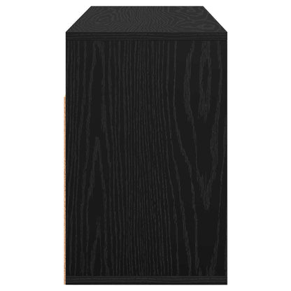 Laagkast met lade Zwart Eiken 87 x 27,5 x 43 cm