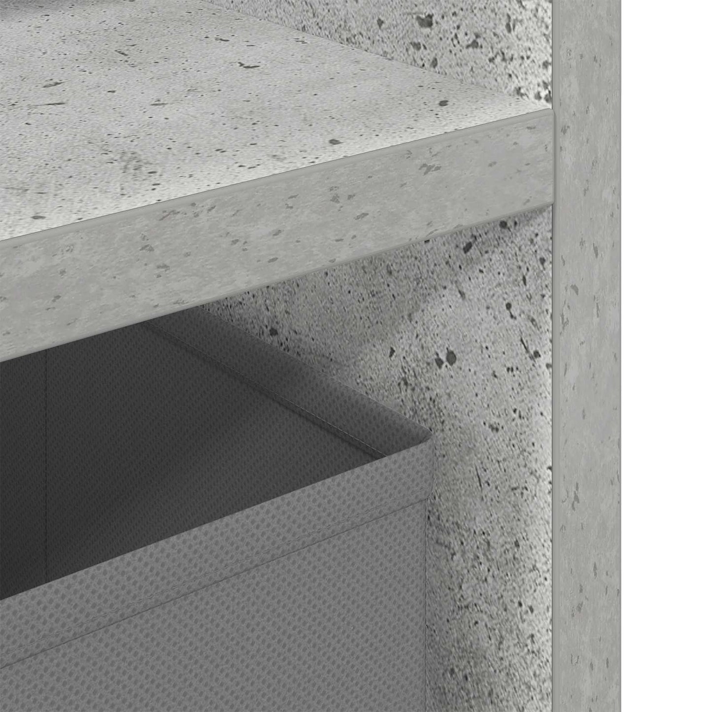 Laagkast met lade Beton Grijs 87 x 27,5 x 43 cm