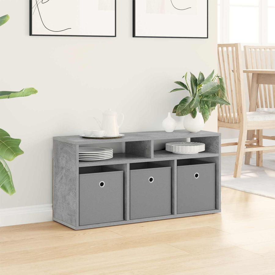 Laagkast met lade Beton Grijs 87 x 27,5 x 43 cm