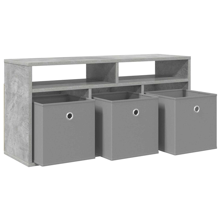 Laagkast met lade Beton Grijs 87 x 27,5 x 43 cm