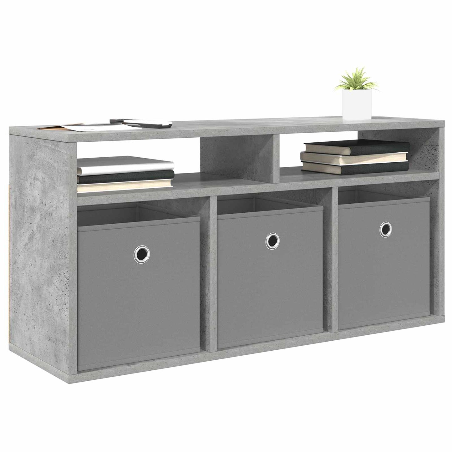 Laagkast met lade Beton Grijs 87 x 27,5 x 43 cm