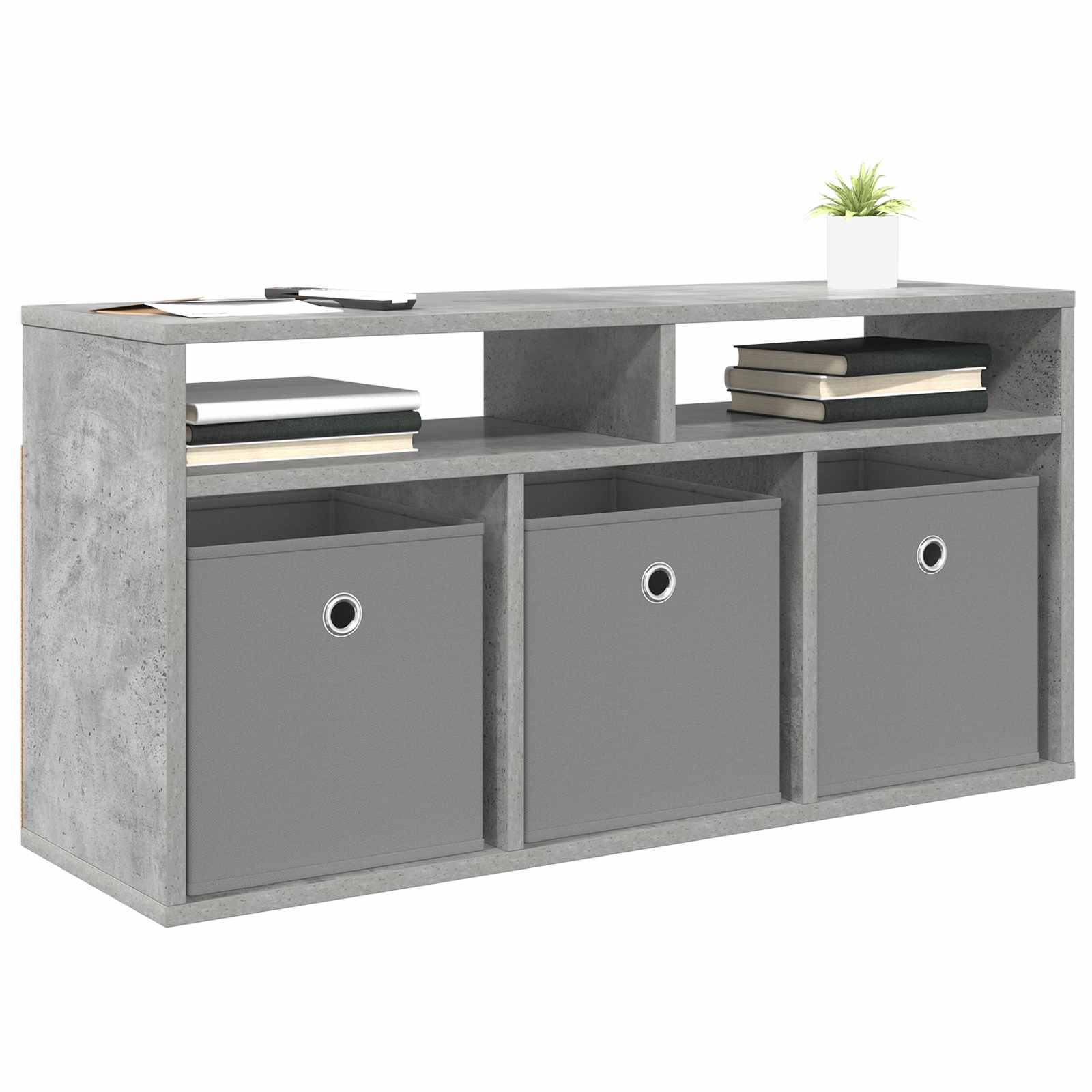 Laagkast met lade Beton Grijs 87 x 27,5 x 43 cm