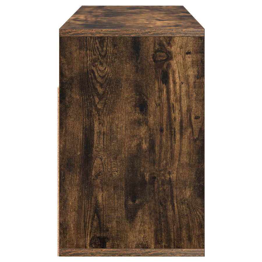Laagkast met lade Gerookt eiken 87 x 27,5 x 43 cm
