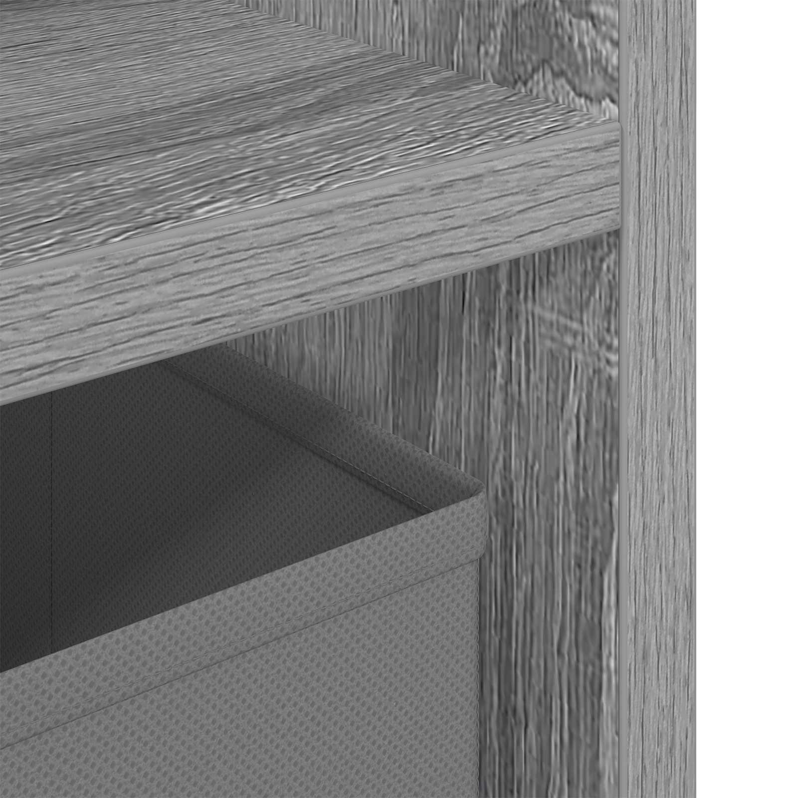 Laagkast met lade Grijs Sonoma 87 x 27,5 x 43 cm