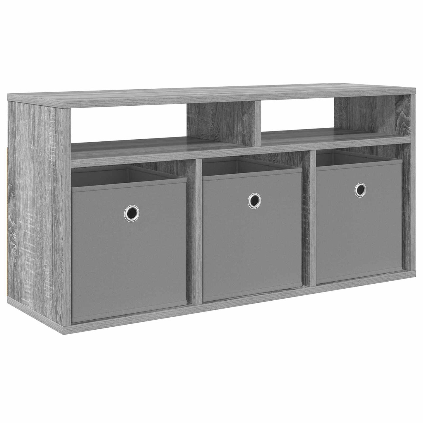 Laagkast met lade Grijs Sonoma 87 x 27,5 x 43 cm
