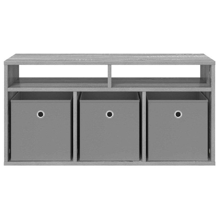 Laagkast met lade Grijs Sonoma 87 x 27,5 x 43 cm