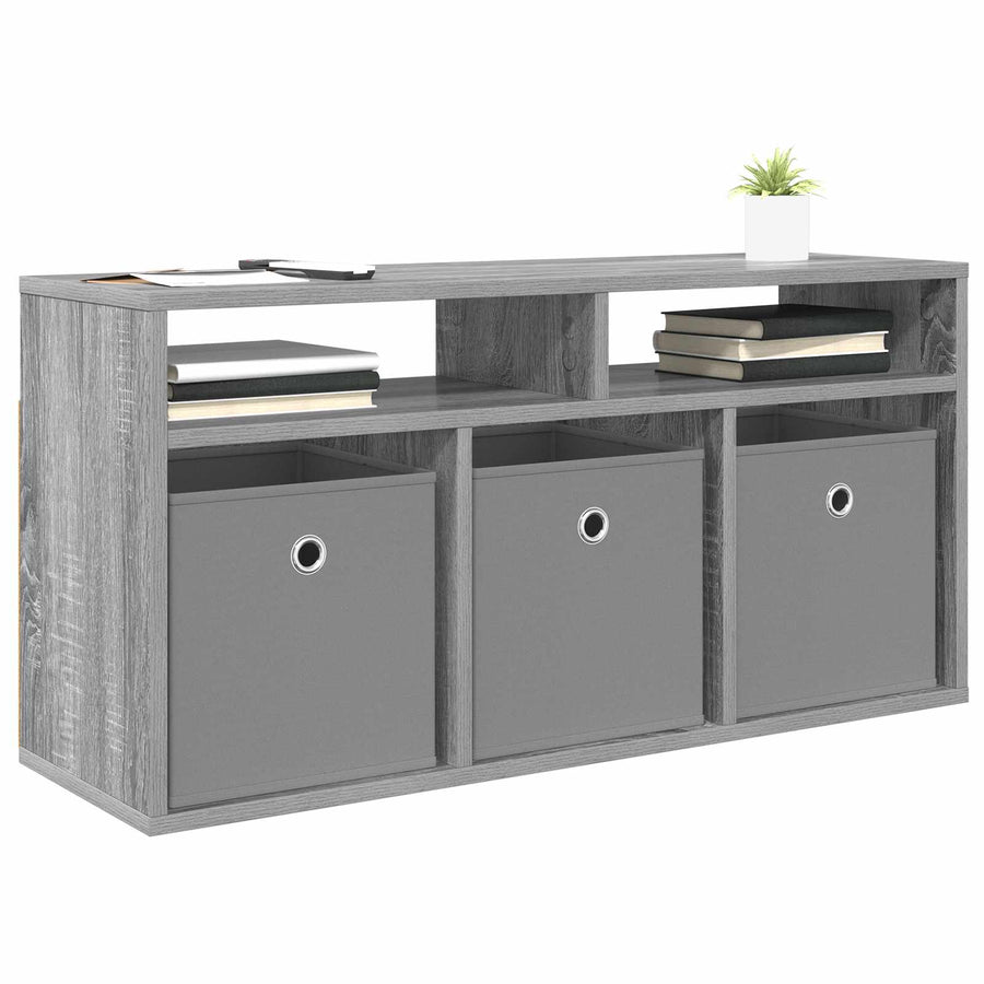 Laagkast met lade Grijs Sonoma 87 x 27,5 x 43 cm