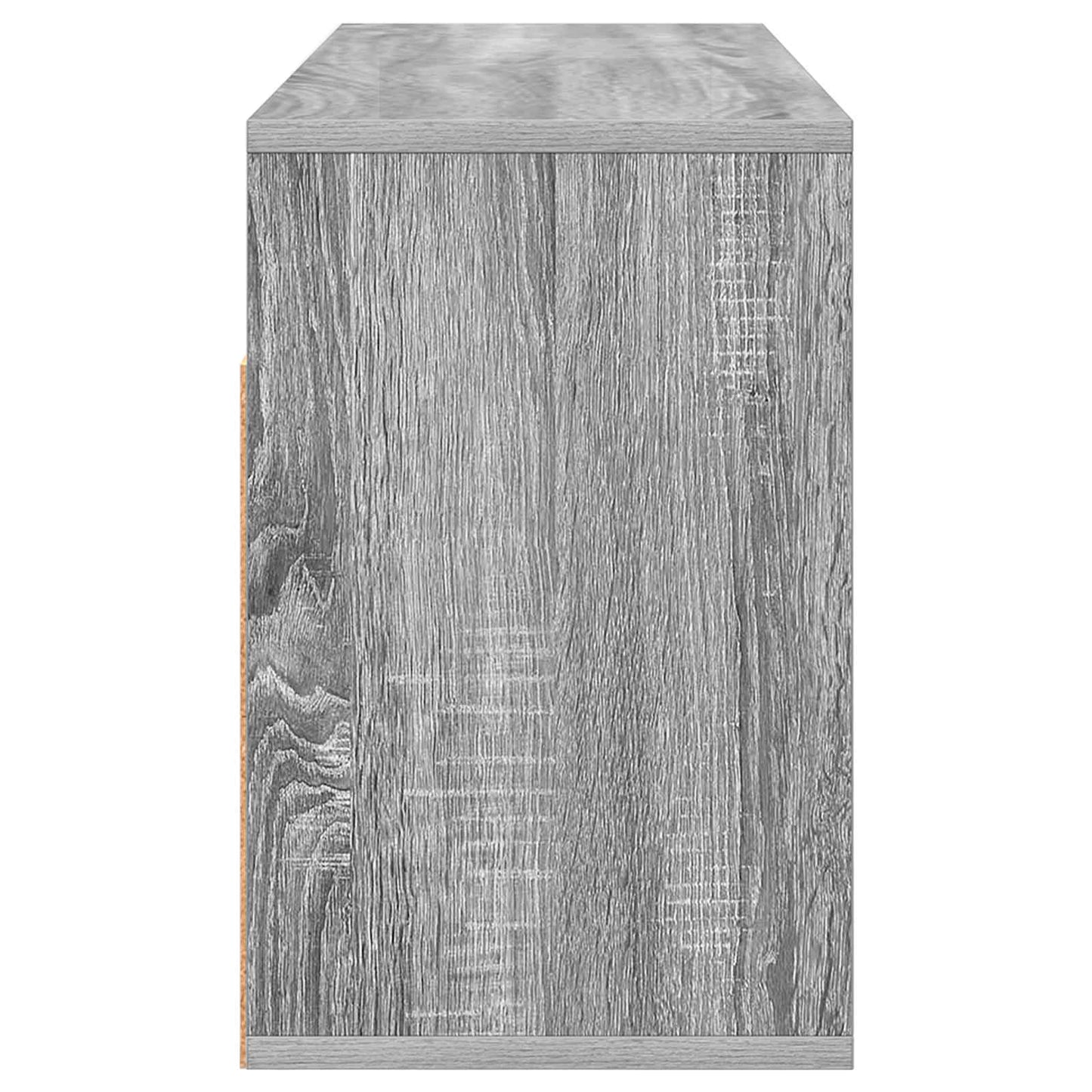 Laagkast met lade Grijs Sonoma 87 x 27,5 x 43 cm