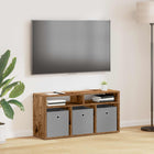 Low Cabinet with Drawer Old Wood 87 x 27.5 x 43 cm