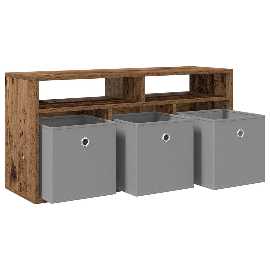 Laagkast met lade Oudhout 87 x 27,5 x 43 cm