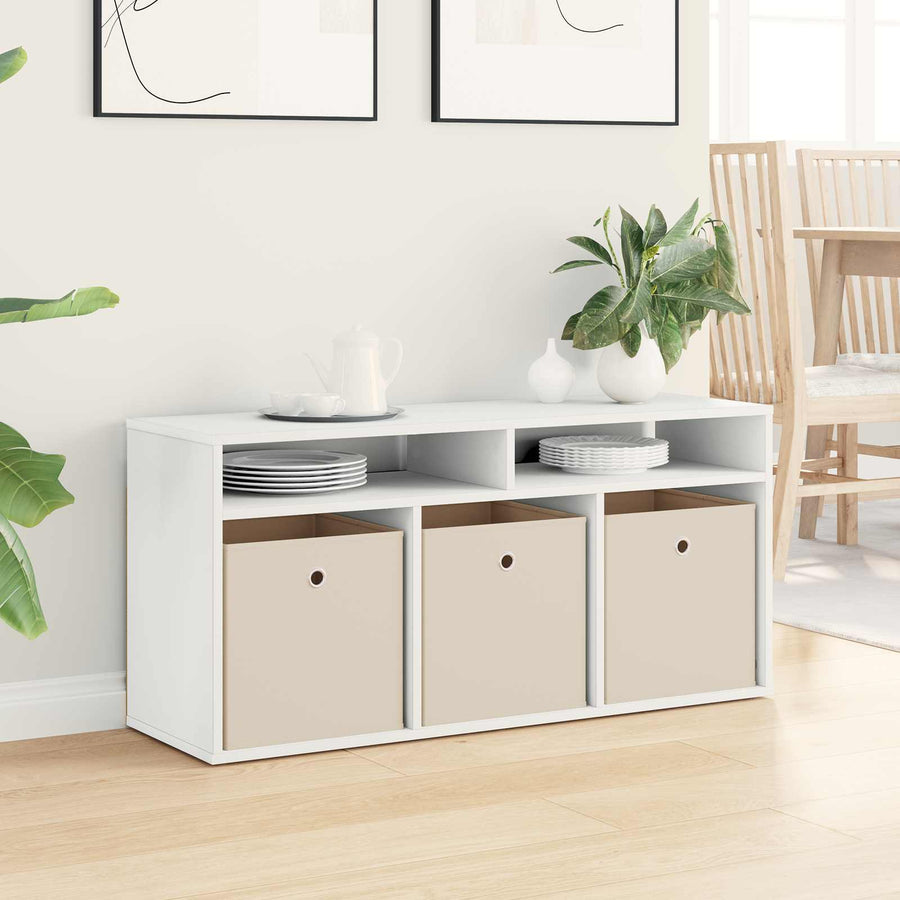 Laagkast met lade Wit 102 x 32 x 48,5 cm