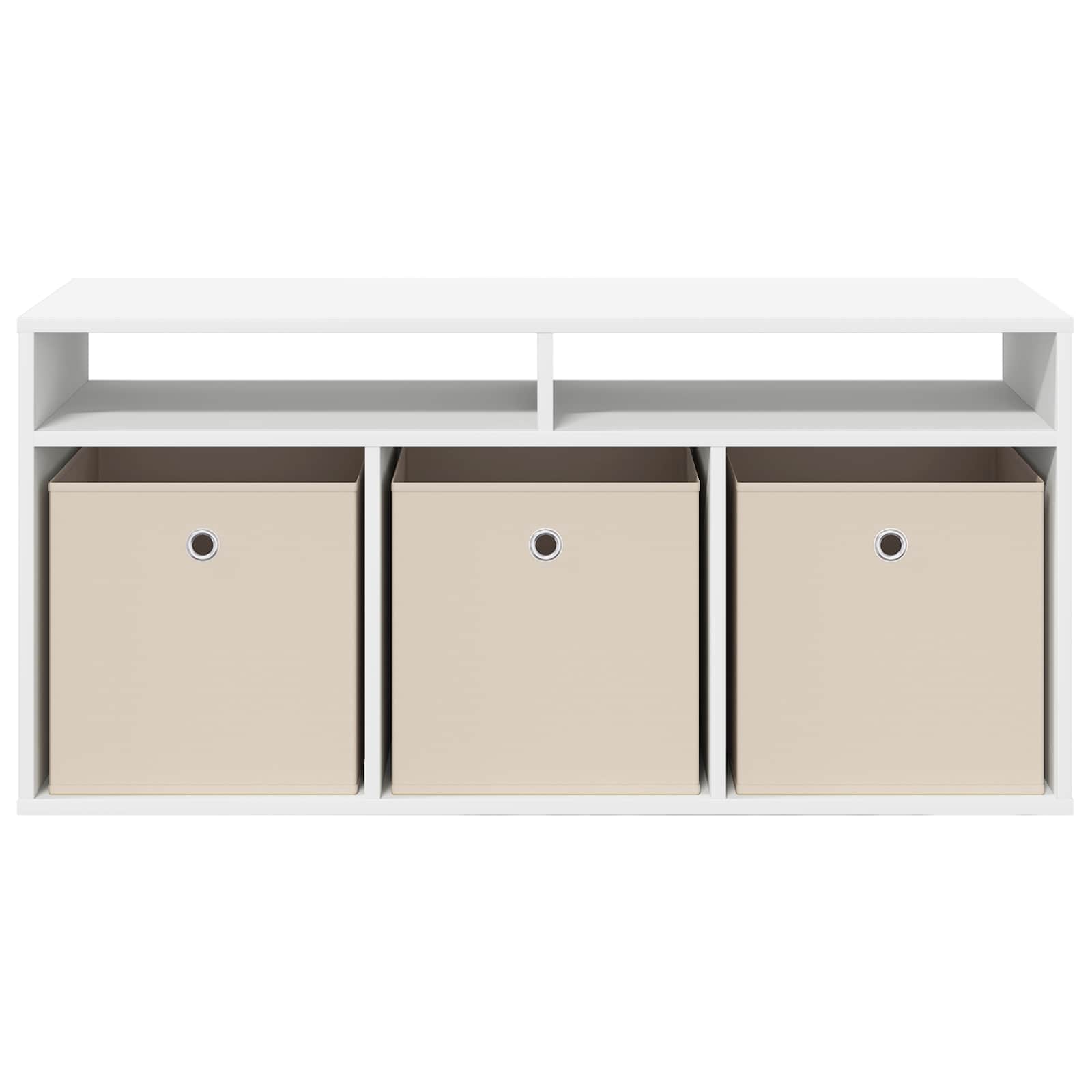 Laagkast met lade Wit 102 x 32 x 48,5 cm