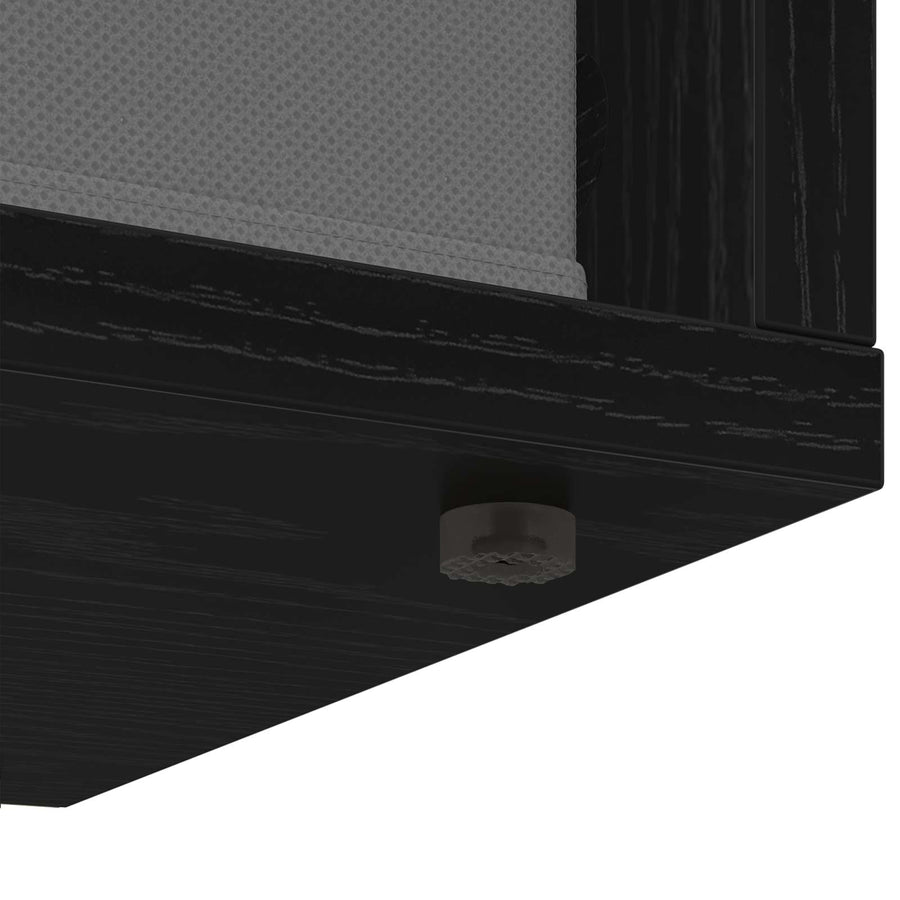 Laagkast met lade Zwart Eiken 102 x 32 x 48,5 cm