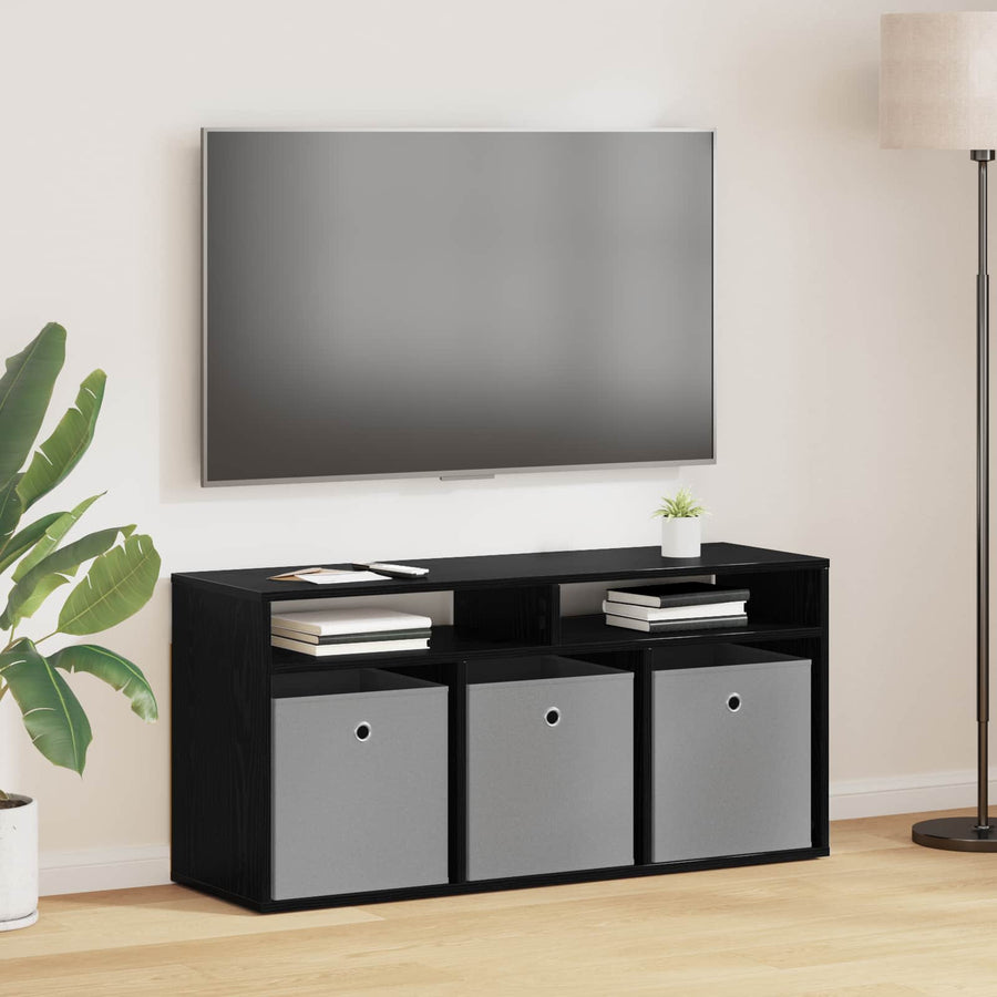 Laagkast met lade Zwart Eiken 102 x 32 x 48,5 cm
