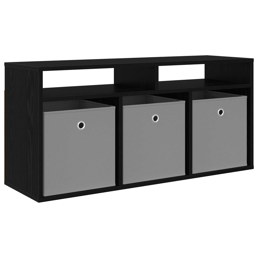Laagkast met lade Zwart Eiken 102 x 32 x 48,5 cm
