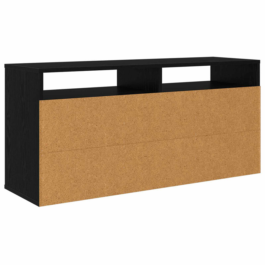 Laagkast met lade Zwart Eiken 102 x 32 x 48,5 cm