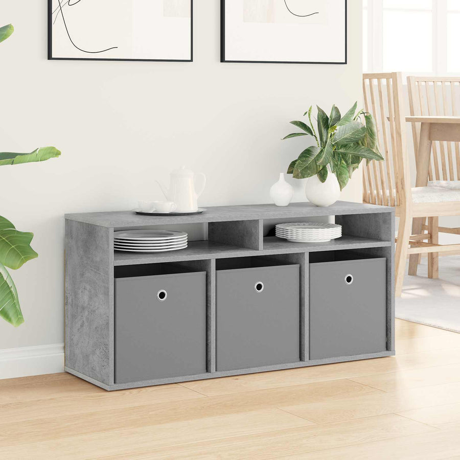 Laagkast met lade Beton Grijs 102 x 32 x 48,5 cm