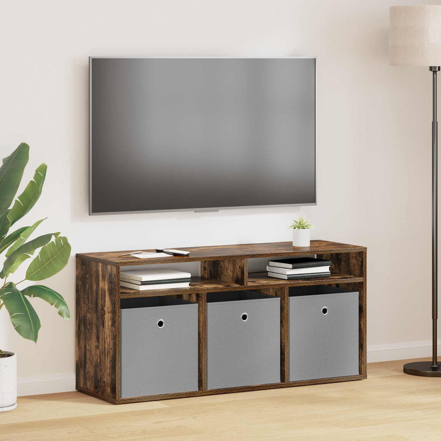 Laagkast met lade Gerookt eiken 102 x 32 x 48,5 cm