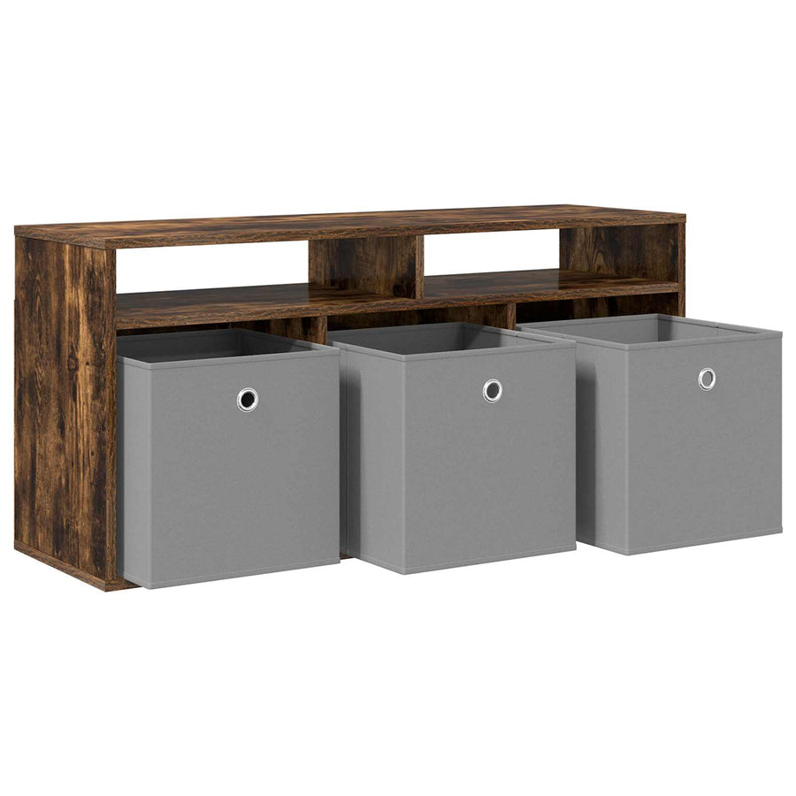 Laagkast met lade Gerookt eiken 102 x 32 x 48,5 cm