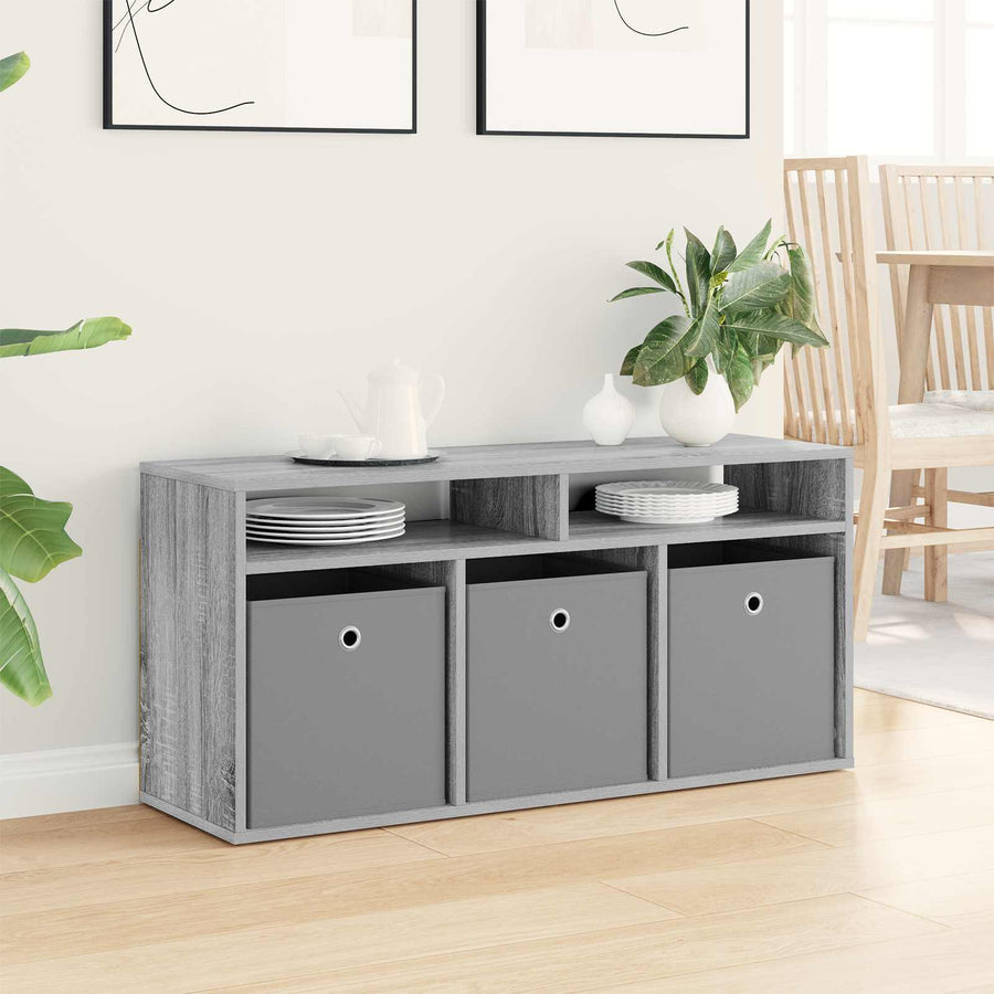 Laagkast met lade Grijs Sonoma 102 x 32 x 48,5 cm