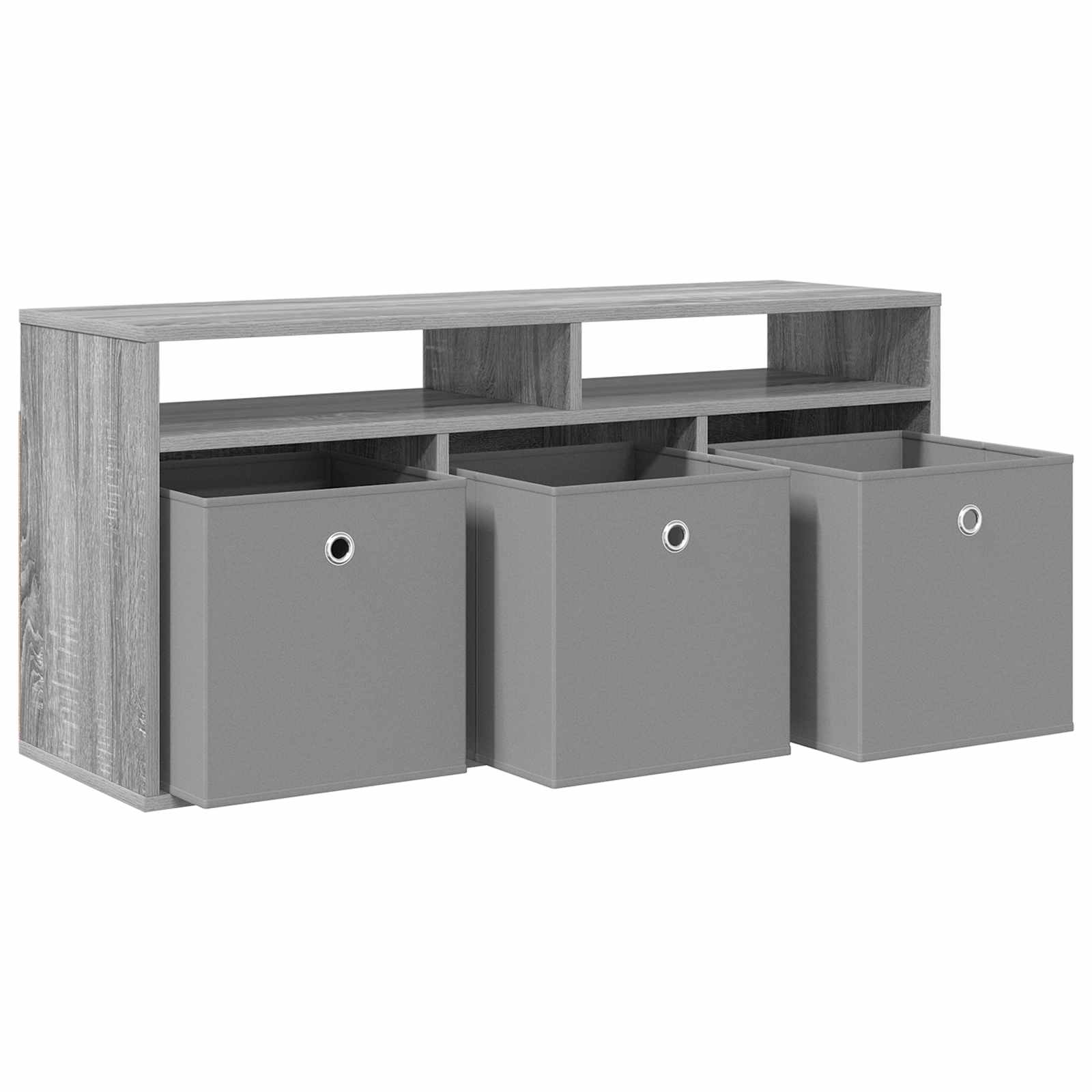 Laagkast met lade Grijs Sonoma 102 x 32 x 48,5 cm
