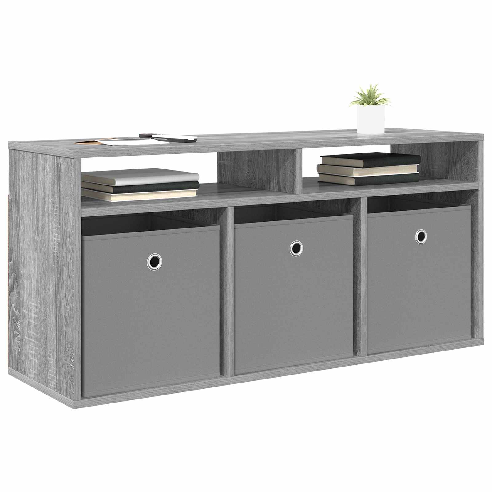 Laagkast met lade Grijs Sonoma 102 x 32 x 48,5 cm