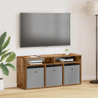 Low cabinet with drawer Old wood 102 x 32 x 48.5 cm